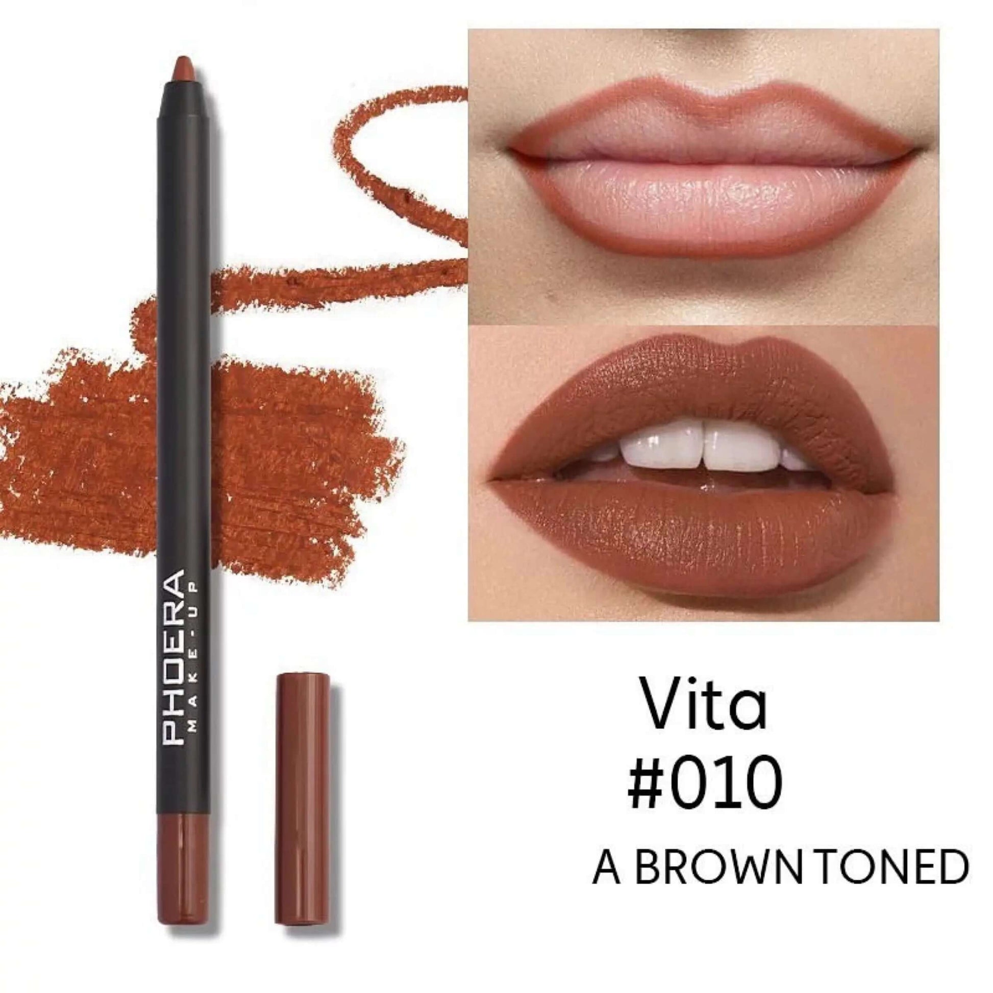 Phoera Lip Liner Pencil La Mimz Beauty & Fashion Store