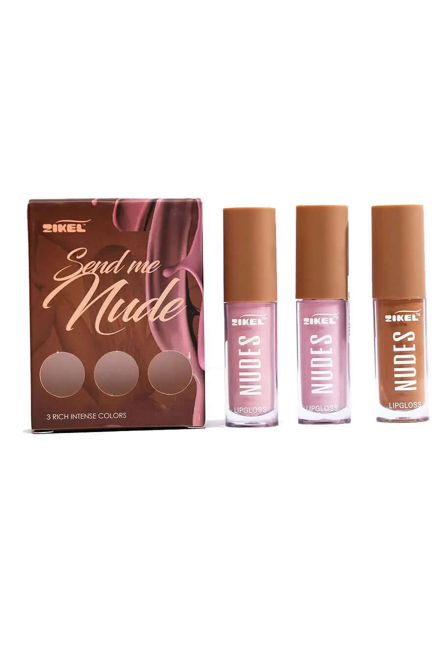 ZIKEL 3IN1 NUDE LIPGLOSS La Mimz Beauty & Fashion Store