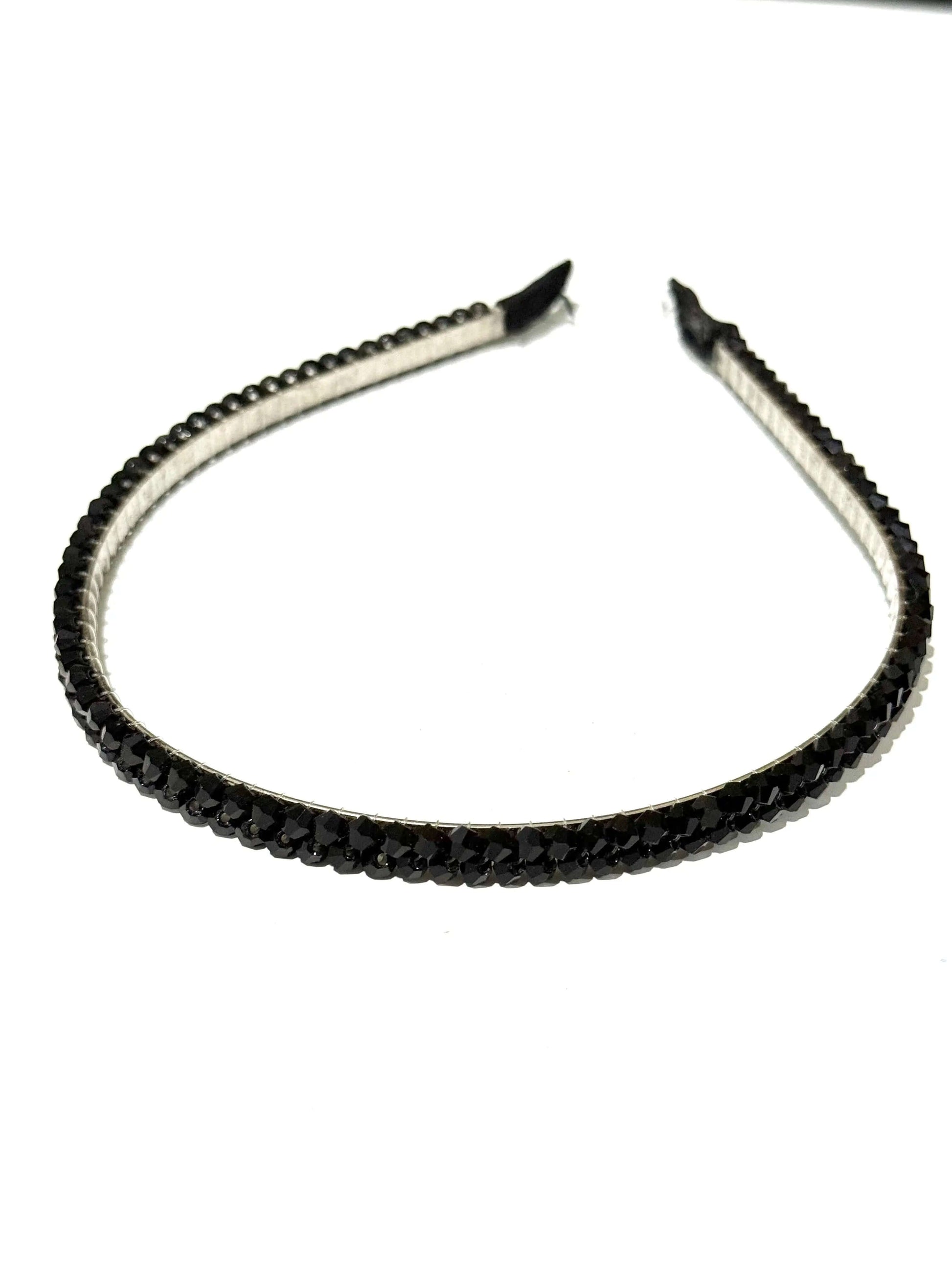 Black Beaded Hair/Alice Band La Mimz Beauty & Fashion Store