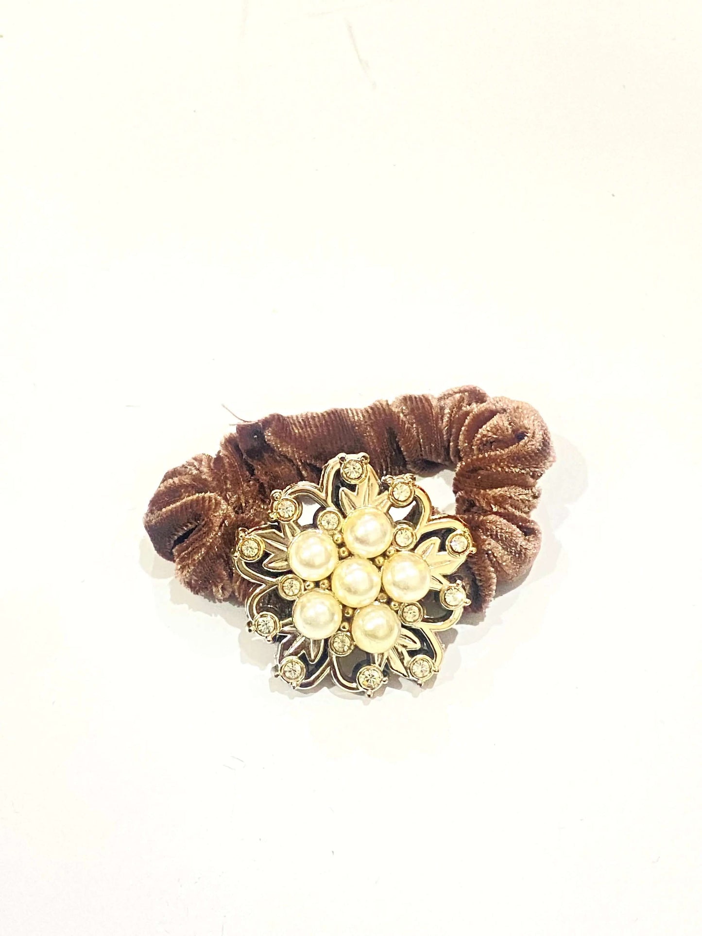 Small Hair band with   stones- Brown La Mimz Beauty & Fashion Store