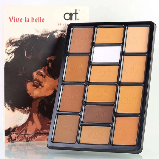 Art Viva La Belle 14in1 Powder Palette La Mimz Beauty & Fashion Store