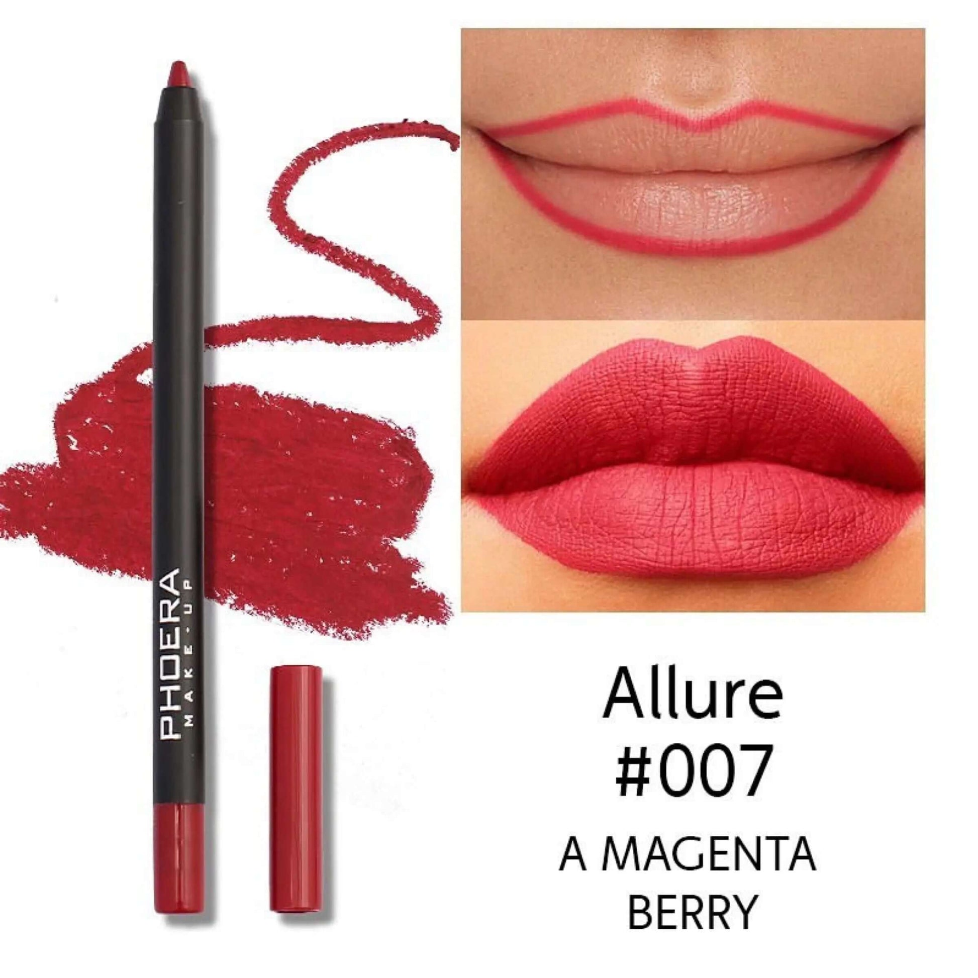 Phoera Lip Liner Pencil La Mimz Beauty & Fashion Store