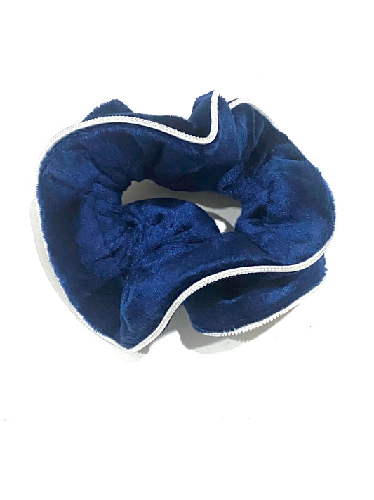 Turquioise Blue Hair Ruffle with white Edges La Mimz Beauty & Fashion Store