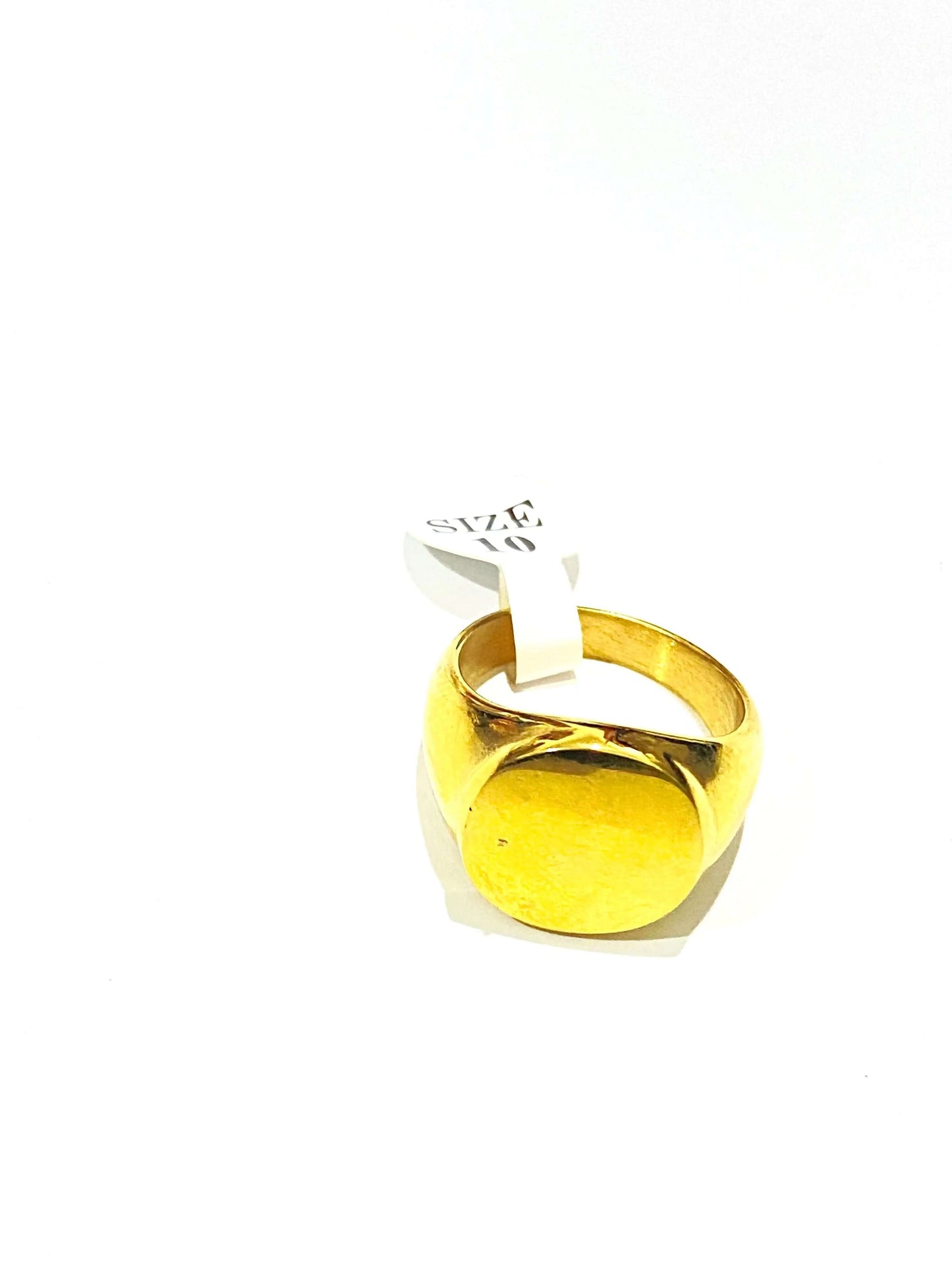 Size 10 Golden Ring - La Mimz Beauty & Fashion Store