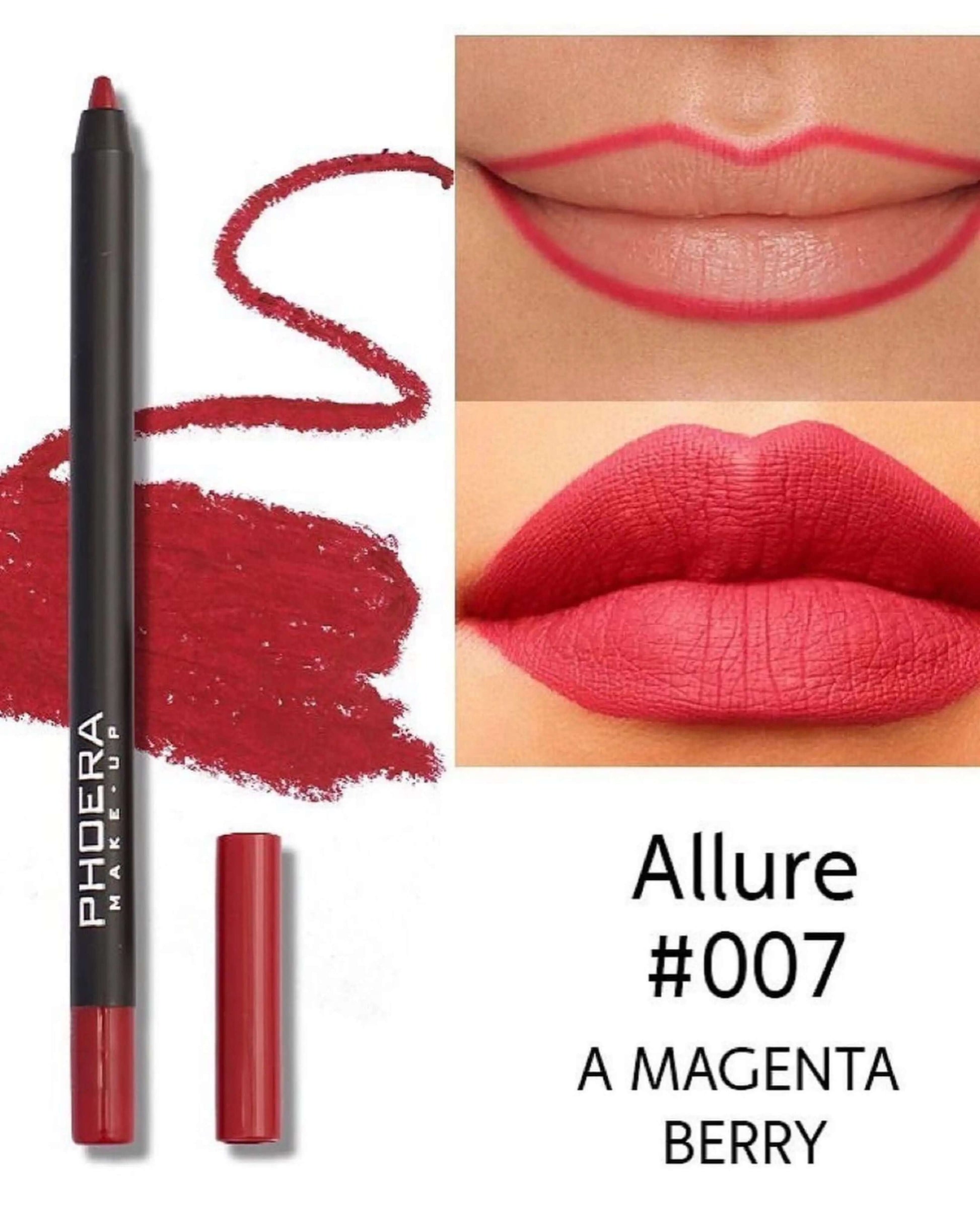 Phoera Lip Liner Pencil La Mimz Beauty & Fashion Store