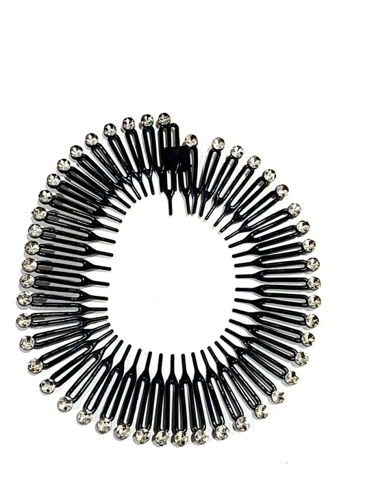 Black and Silver Hair Accessory La Mimz Beauty & Fashion Store