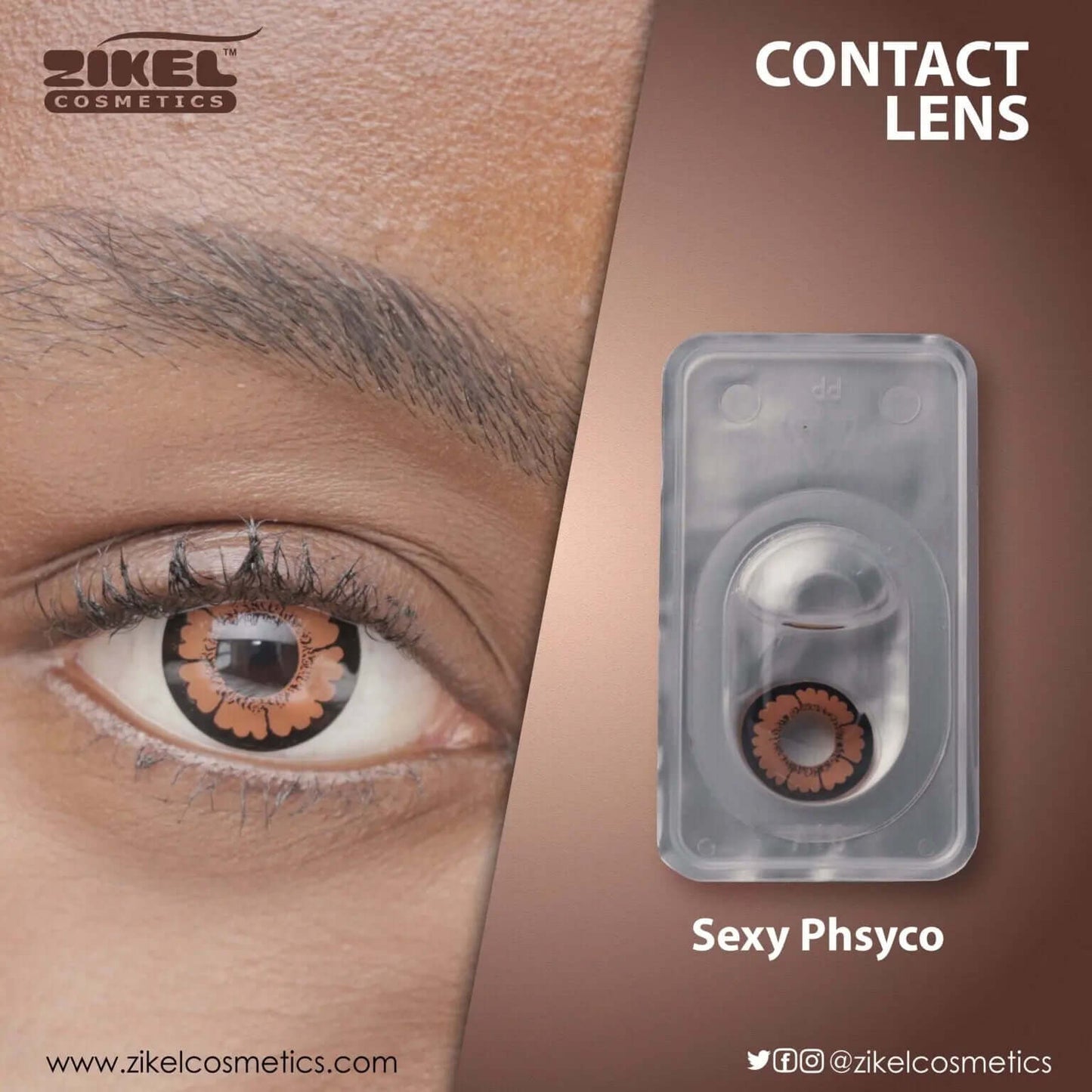 ZIKEL CONTACT LENS - SEXY PSYCHO La Mimz Beauty & Fashion Store