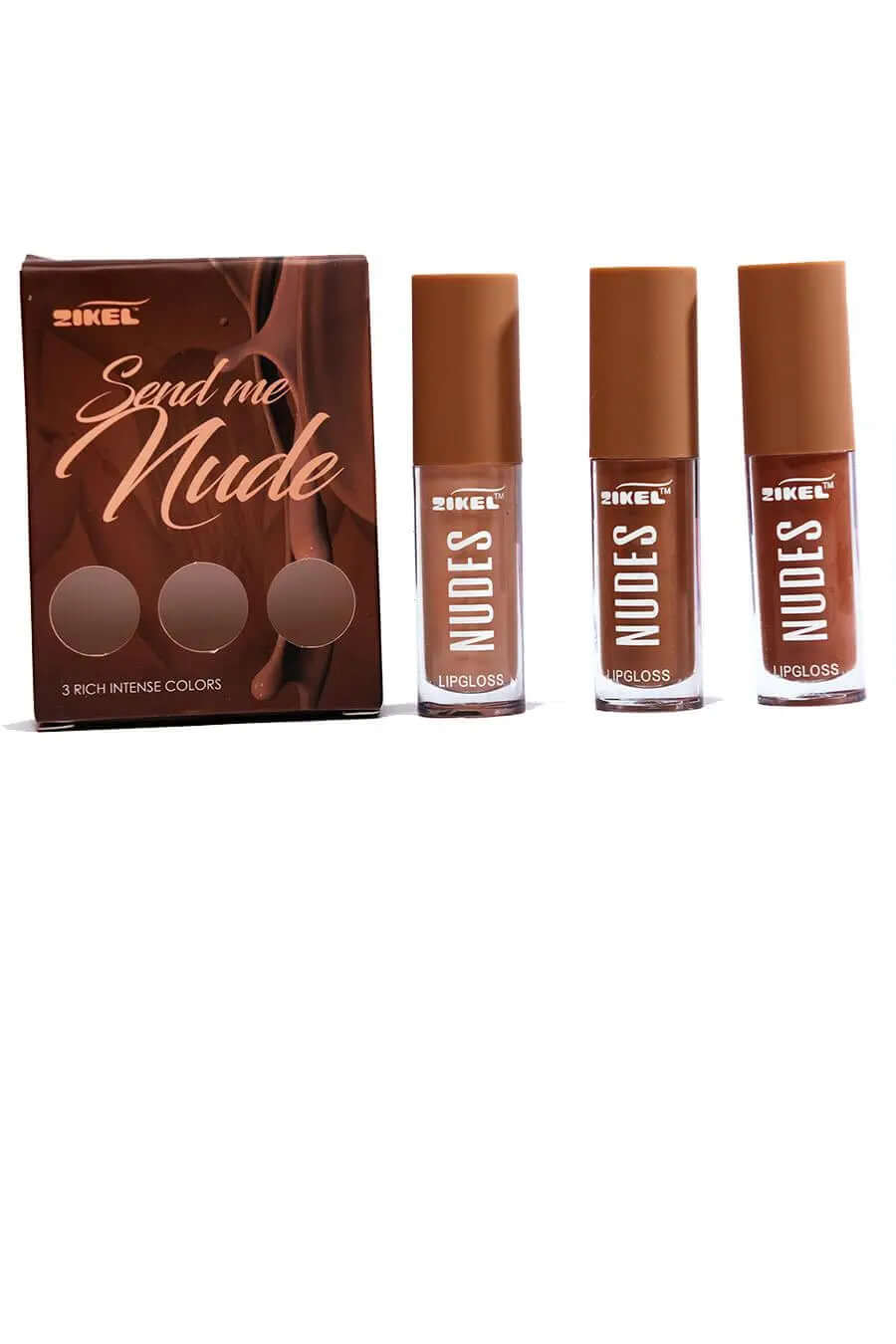 ZIKEL 3IN1 NUDE LIPGLOSS La Mimz Beauty & Fashion Store