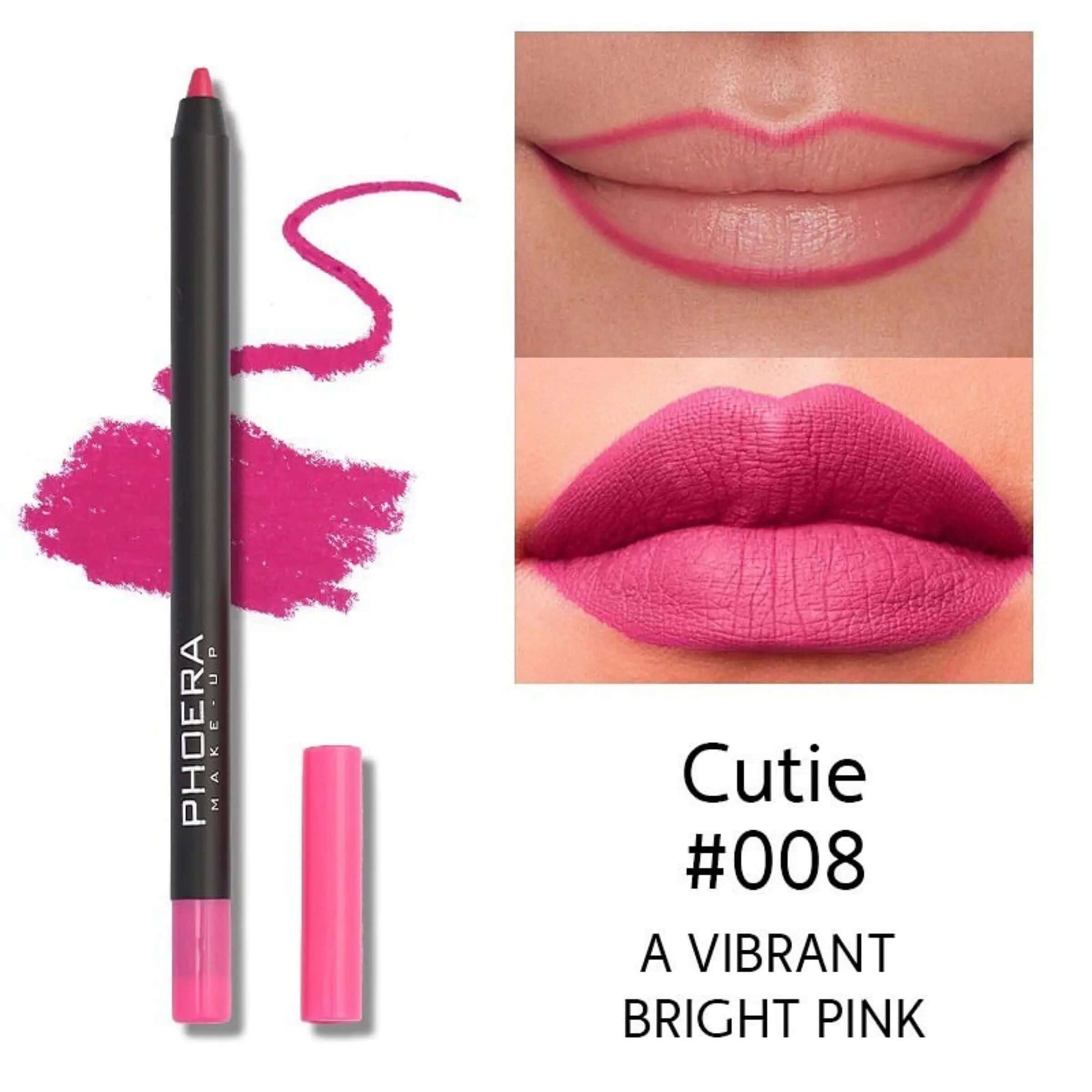 Phoera Lip Liner Pencil La Mimz Beauty & Fashion Store