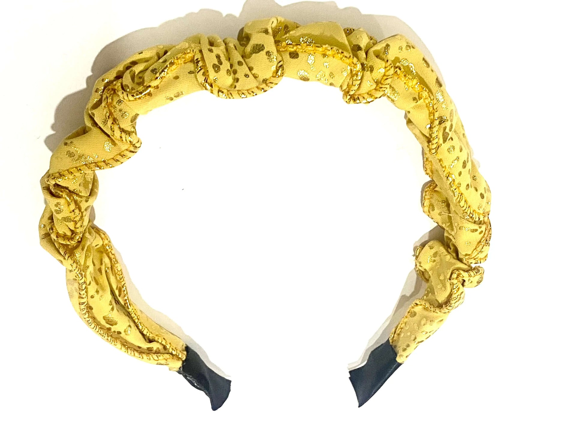 Yellow and Gold Design Alice/Hair Band La Mimz Beauty & Fashion Store