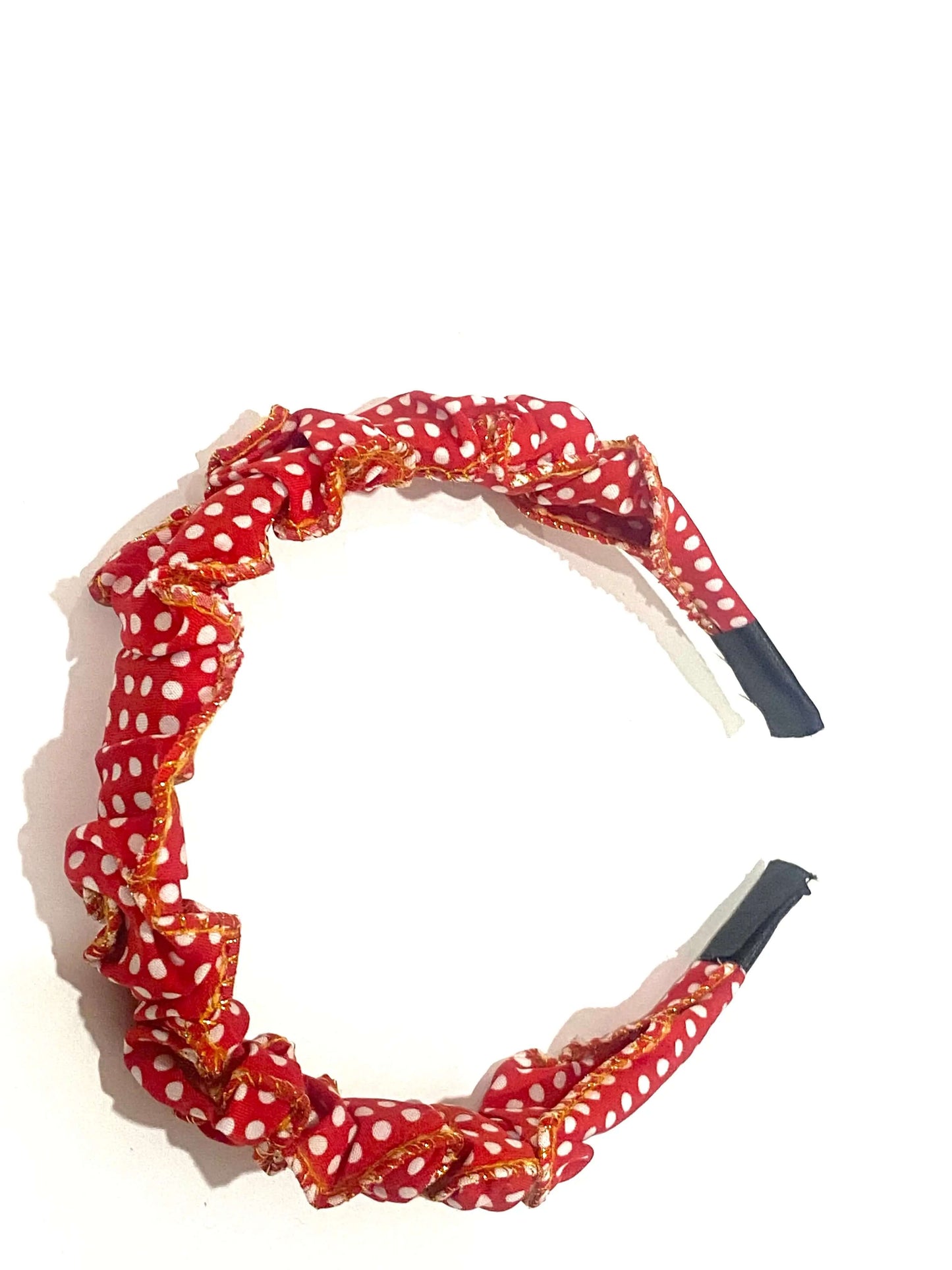 Red and White Polka Dot Design Alice/Hair Band La Mimz Beauty & Fashion Store