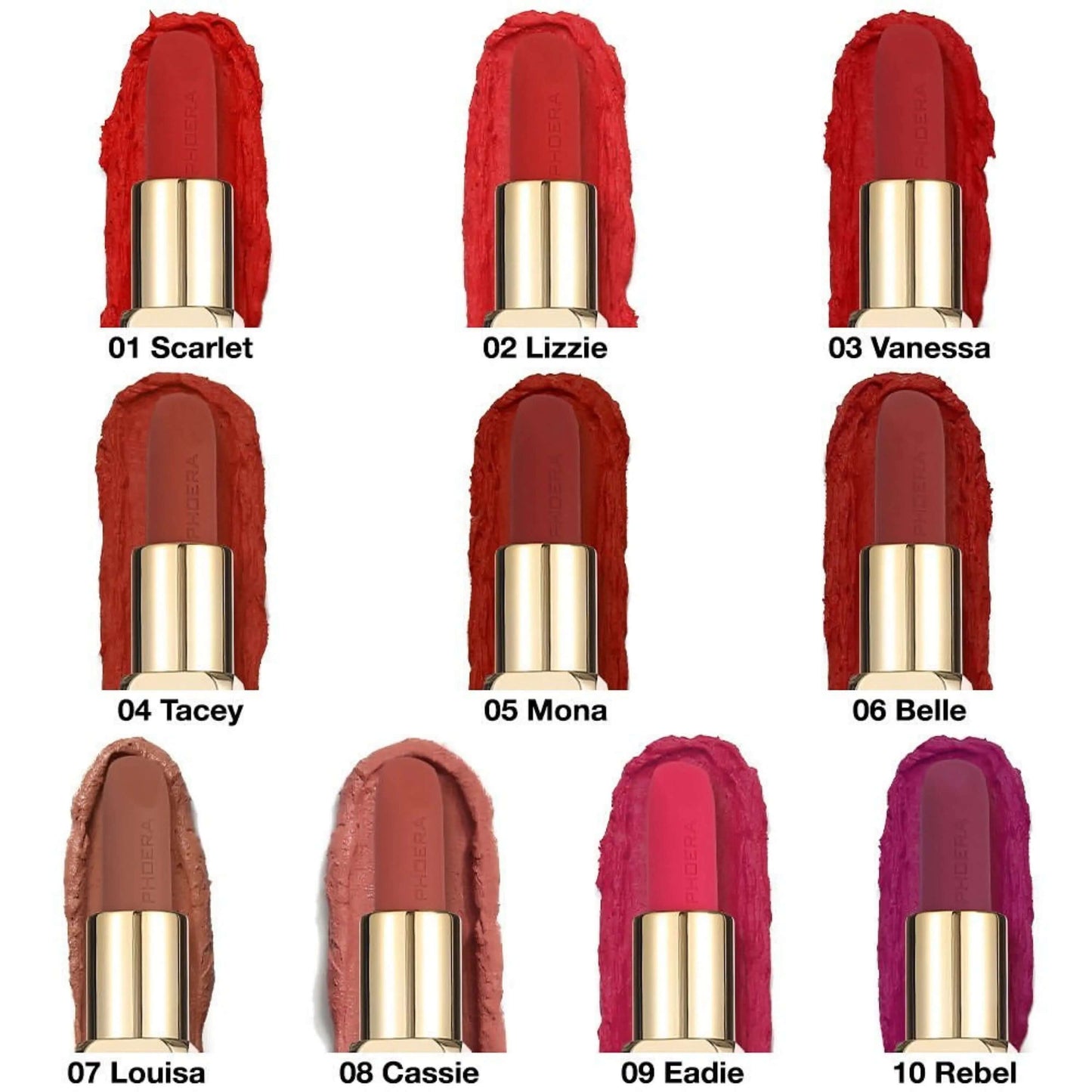 Phoera Matte Lipstick - La Mimz Beauty & Fashion Store