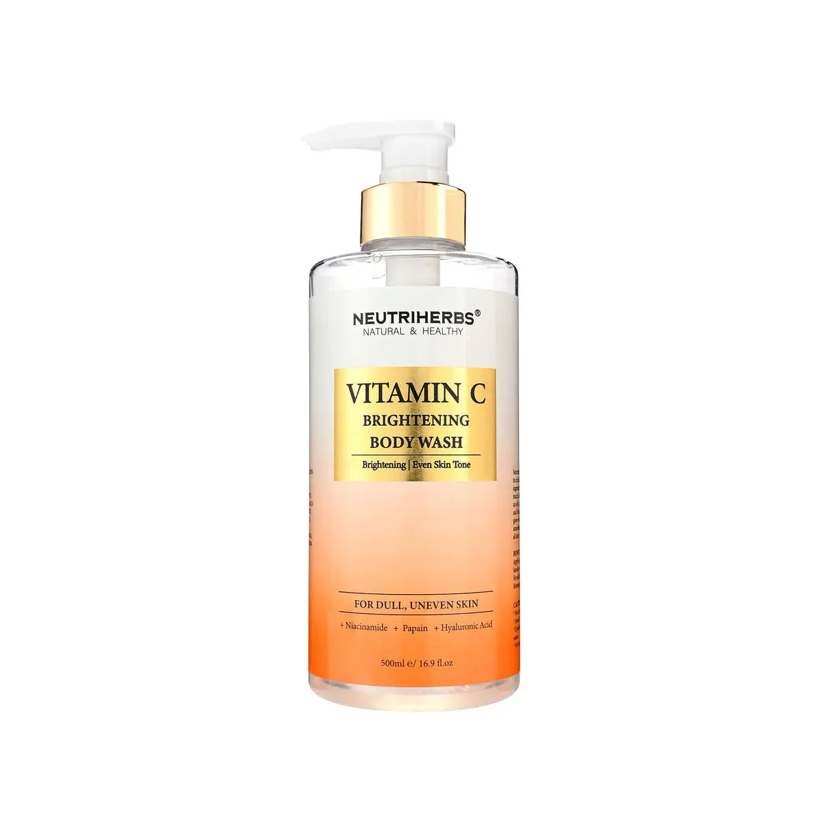 NEUTRIHERBS VITAMIN C BRIGHTEN & GLOW BODY WASH - 500ML La Mimz Beauty & Fashion Store