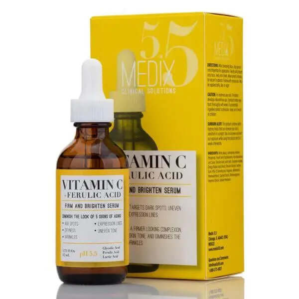 MEDIX 5.5 VITAMIN C + FERULIC ACID – FIRM AND BRIGHTEN SERUM La Mimz Beauty & Fashion Store