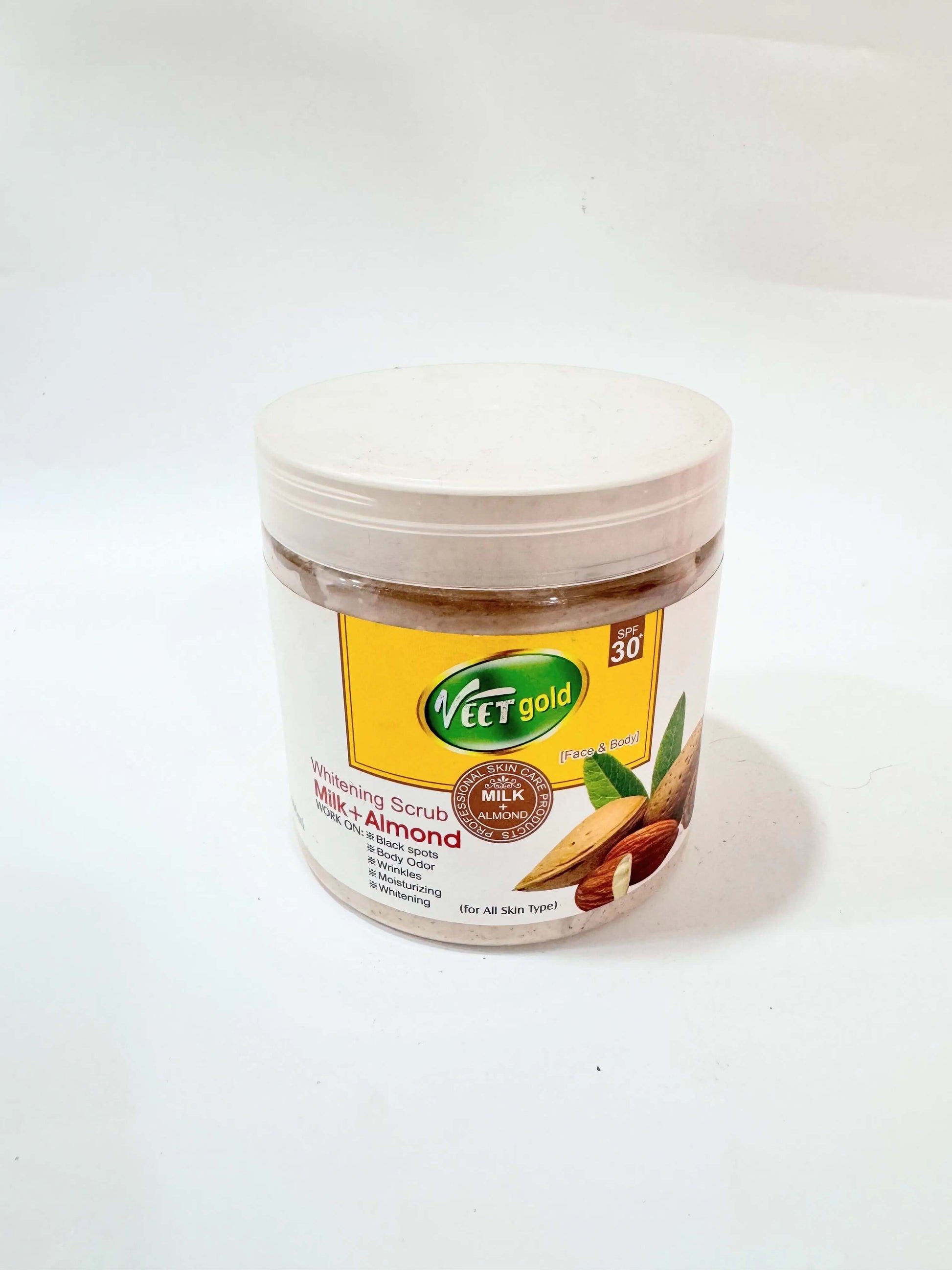 Veetgold Whitening Scrub - Milk + Almond La Mimz Beauty & Fashion Store