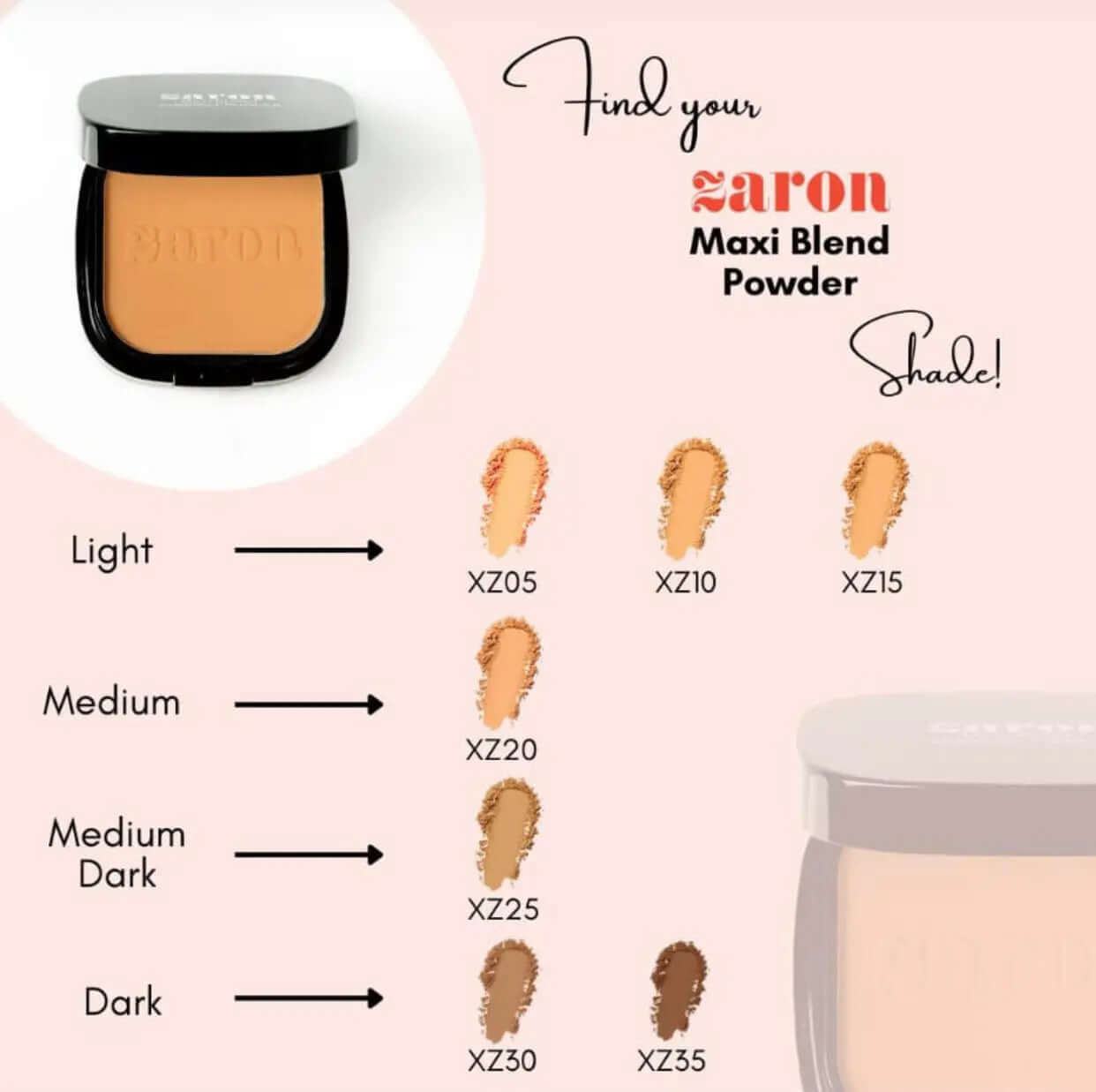 Zaron Maxi Blend Powder La Mimz Beauty & Fashion Store