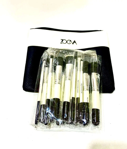 Zoeva White &Black 18pcs Brush Set La Mimz Beauty & Fashion Store