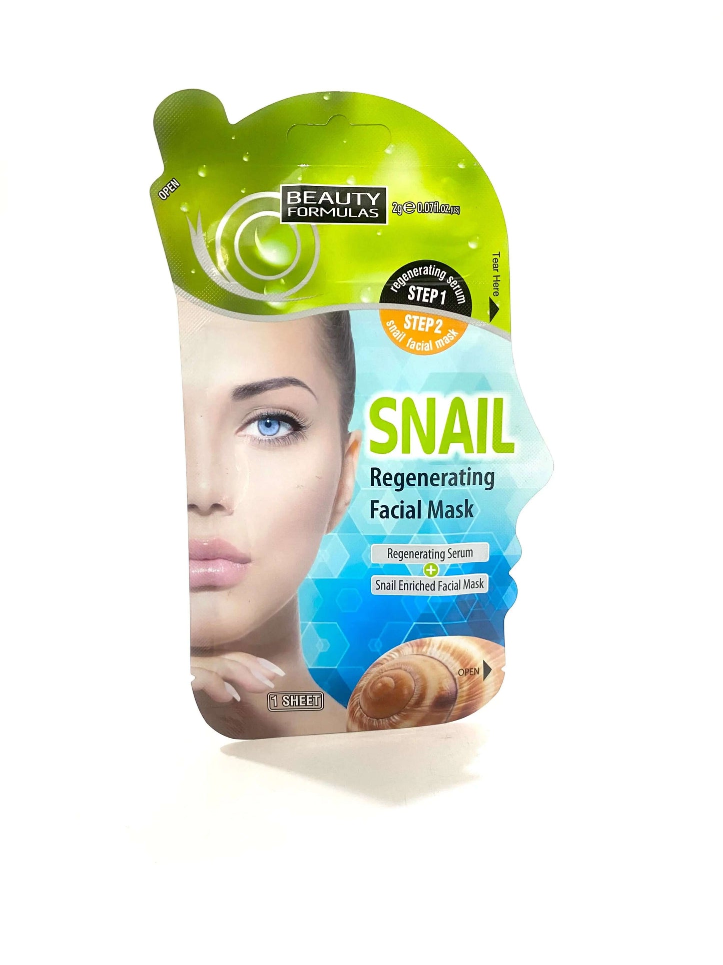 Beauty Formulas Snail Regenerating Facial Mask La Mimz Beauty & Fashion Store