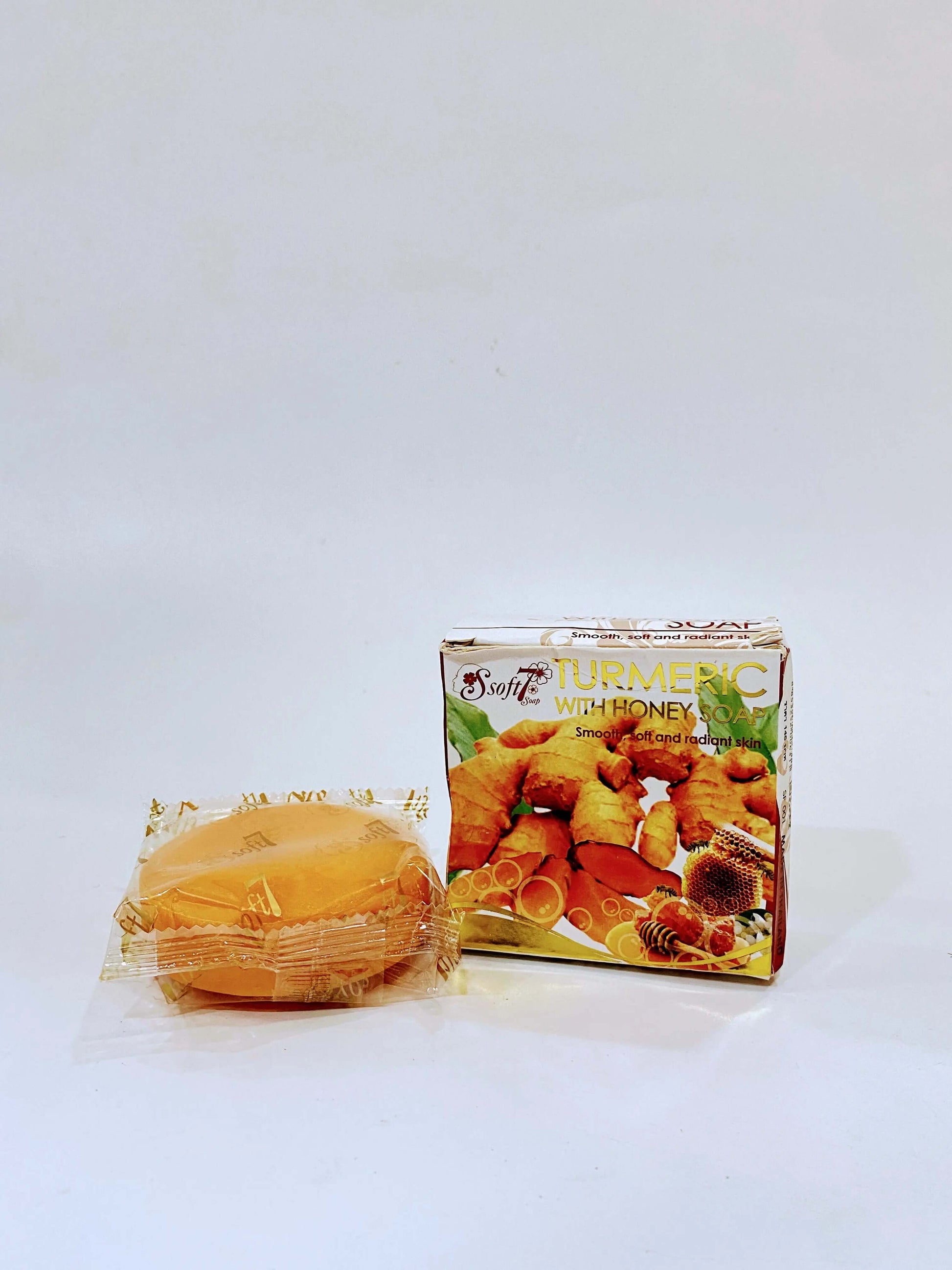 Soft7 Tumeric with Honey Soap La Mimz Beauty & Fashion Store