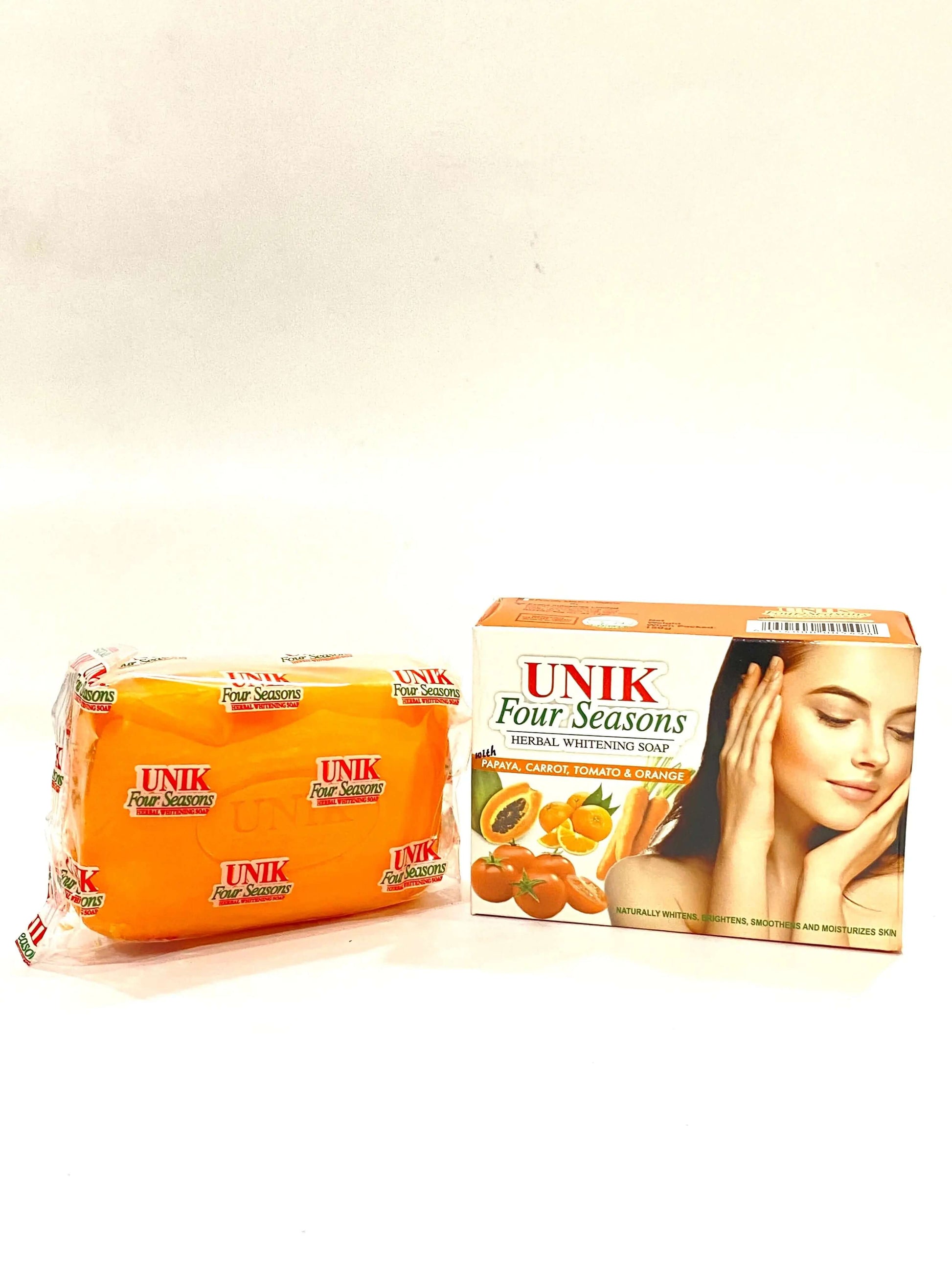 Unik Four Seasons Herbal Whitening Soap La Mimz Beauty & Fashion Store