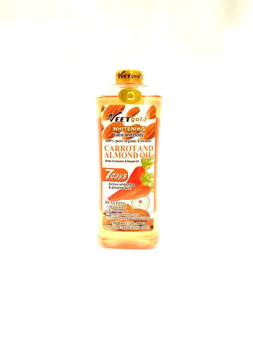 Veetgold Carrot & Almond Body Oil La Mimz Beauty & Fashion Store