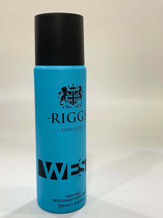 Riggs Perfumed Deodorant Body Spray -West La Mimz Beauty & Fashion Store