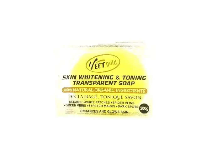 Veetgold Skin Whitening and Toning Transparent Soap - La Mimz Beauty & Fashion Store