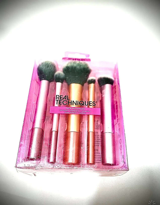 Real Techniques 5pcs Full Face Brush Set La Mimz Beauty & Fashion Store