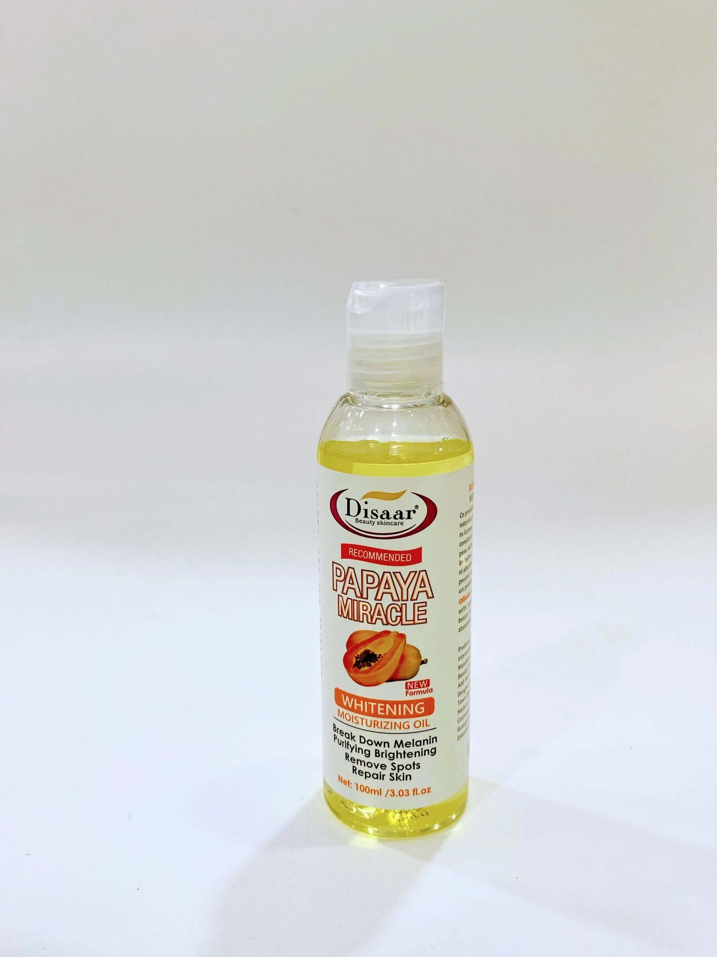 Disaar Papaya Miracle Whitening Moisturizing Oil La Mimz Beauty & Fashion Store