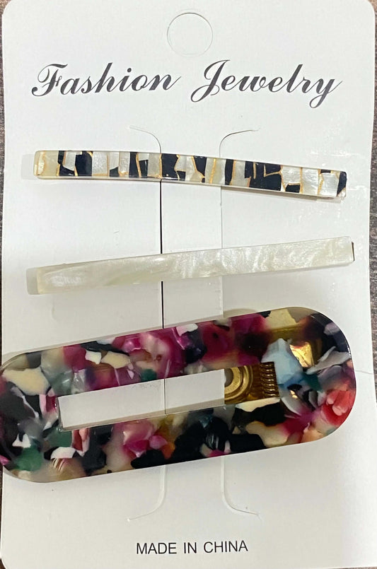 3 in 1 Hair Clips Set La Mimz Beauty & Fashion Store