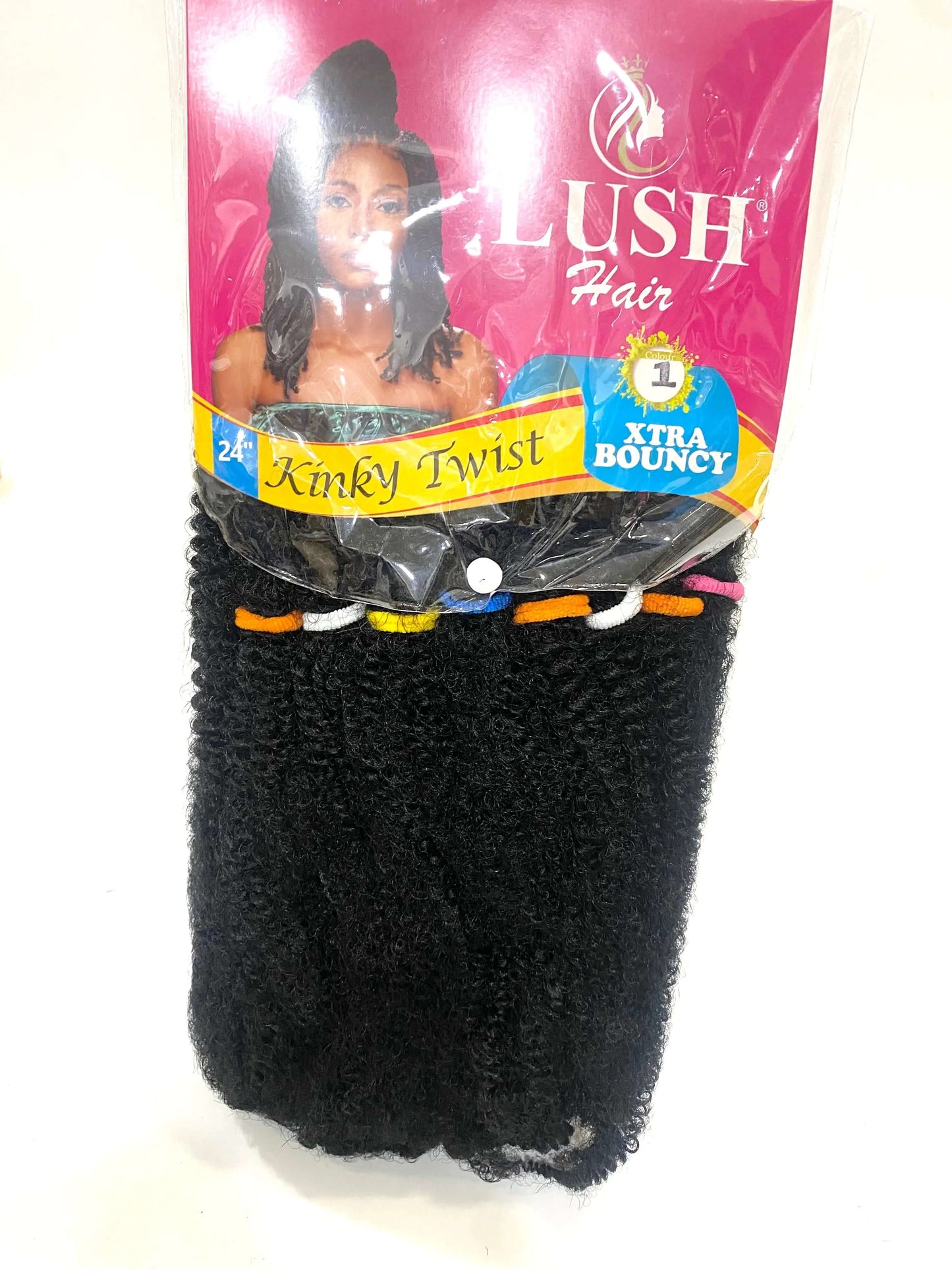 Lush Hair Kinky Twist 24 inches Colour 1 La Mimz Beauty & Fashion Store