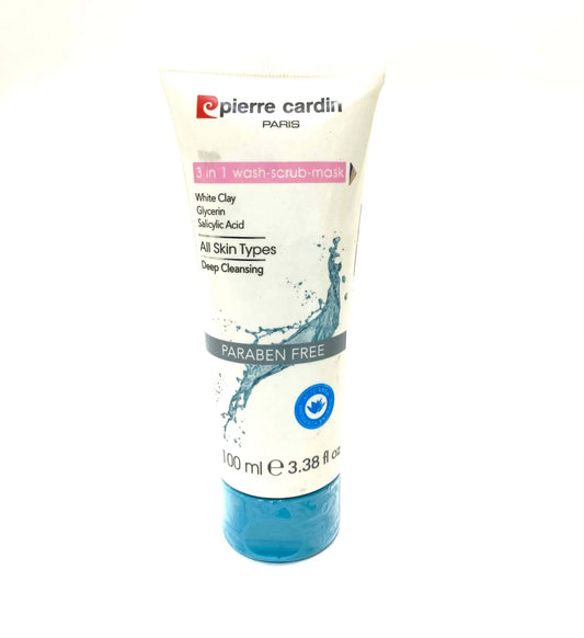 Pierre Cardin 3 in 1 Deep Cleansing Wash -Scrub-Mask La Mimz Beauty & Fashion Store