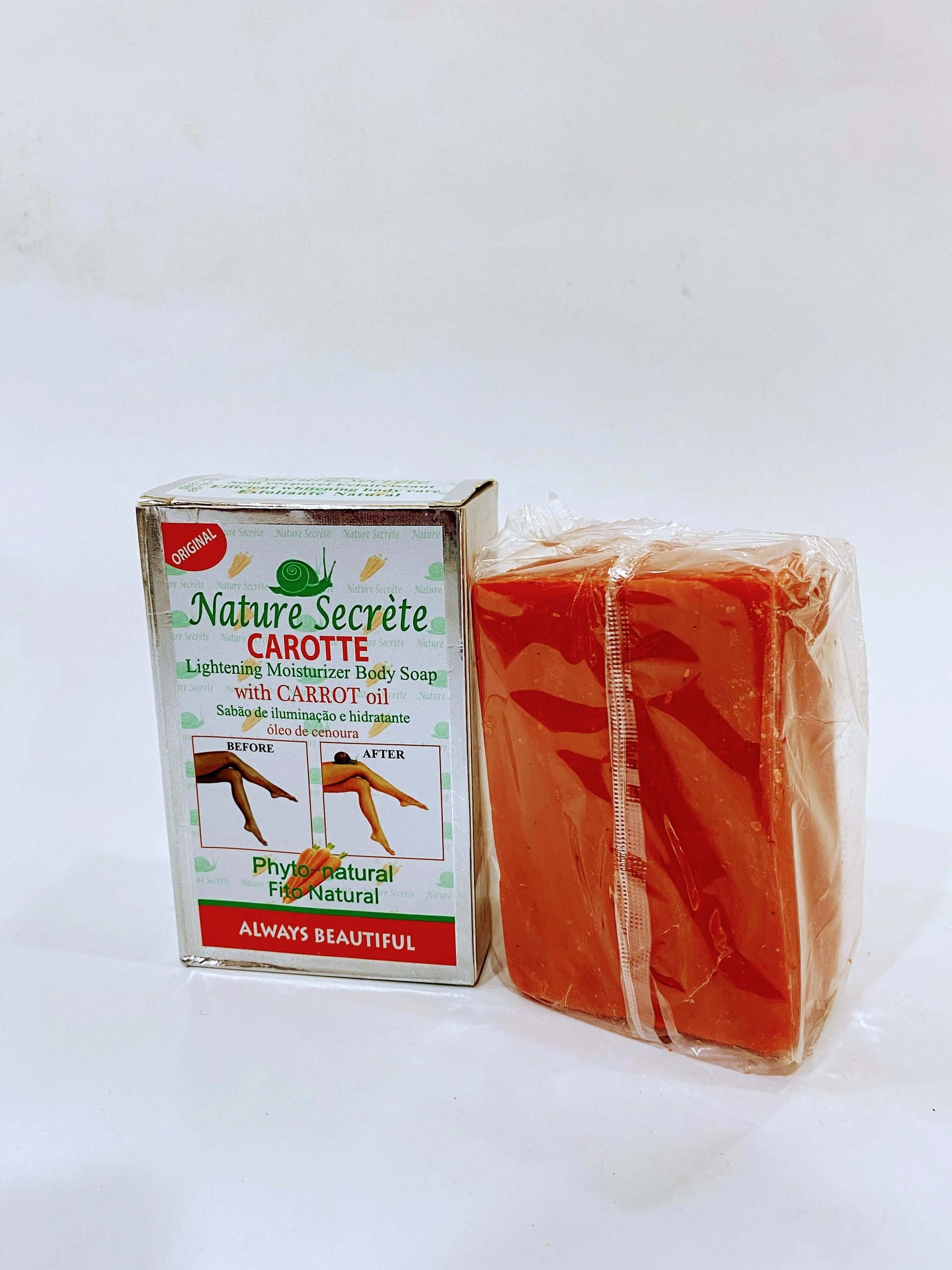 Nature Secrete Lightening Moisturizing Soap with Carrot Oil La Mimz Beauty & Fashion Store