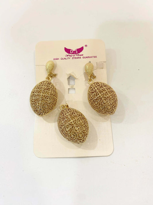 Earrings and Pendant Set La Mimz Beauty & Fashion Store