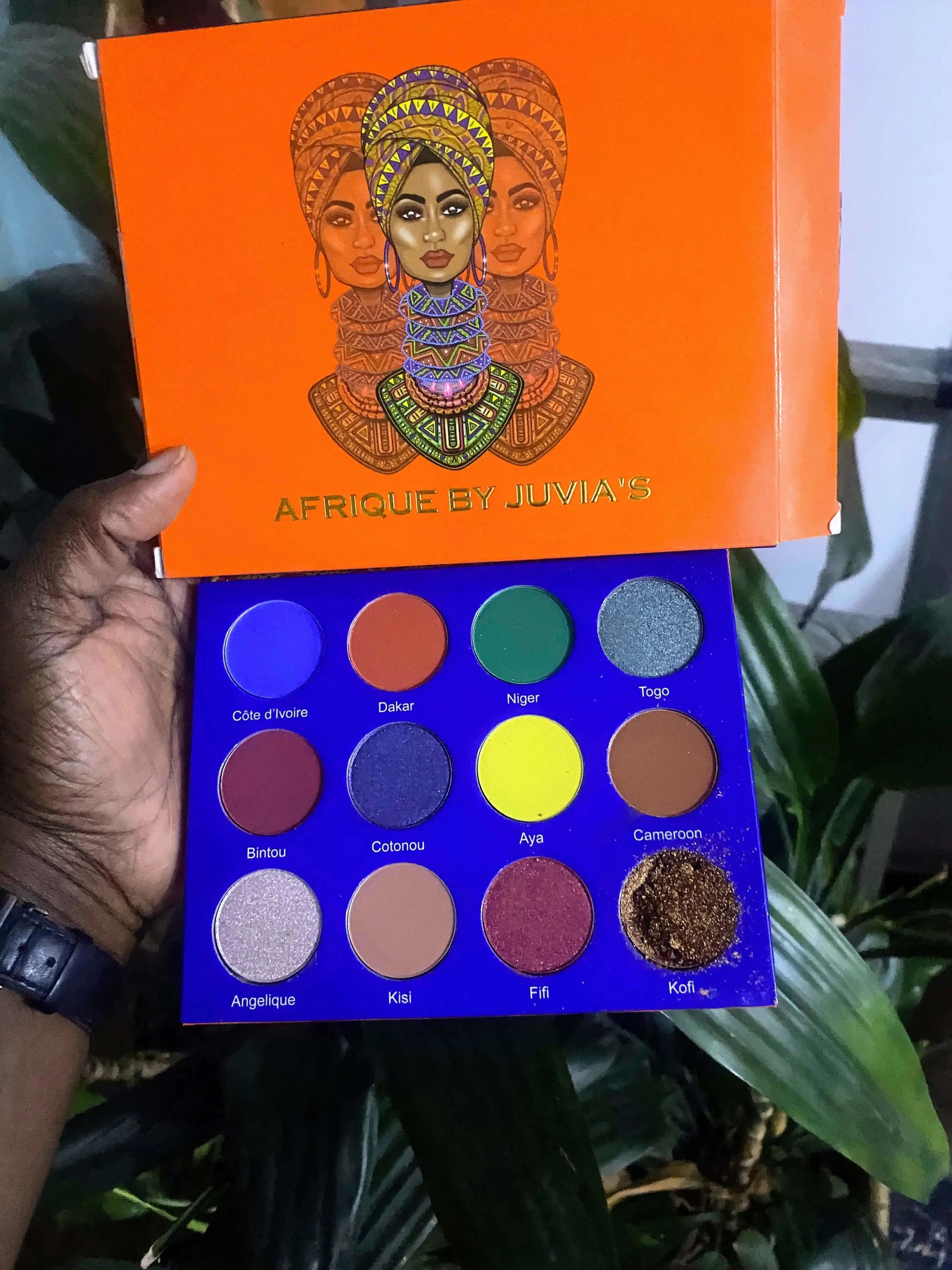 Afrique By Juvia’s Eyeshadow Palette La Mimz Beauty & Fashion Store