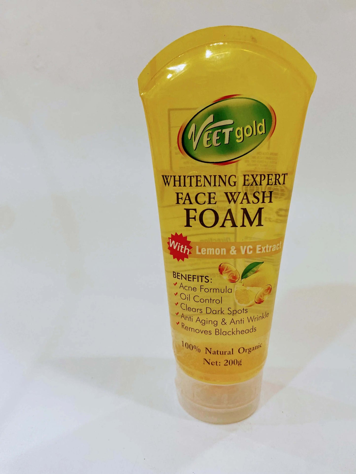 Veetgold Whitening Expert Face Wash - Lemon & Vitamin C La Mimz Beauty & Fashion Store