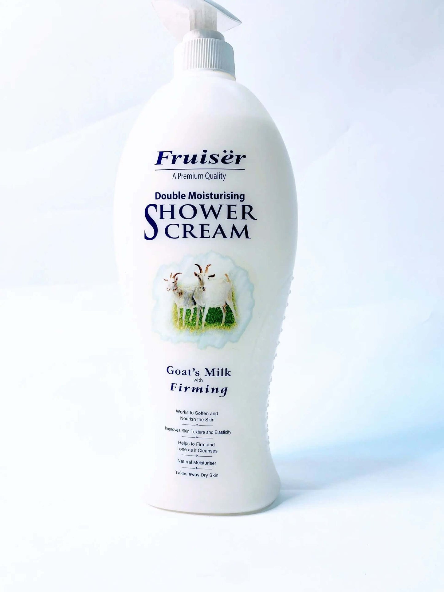 Fruiser Double Moisturising Shower Cream Goats Milk with Firming La Mimz Beauty & Fashion Store