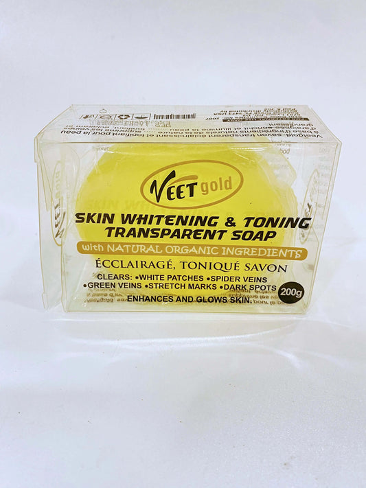 Veetgold Skin Whitening and Toning Transparent Soap La Mimz Beauty & Fashion Store