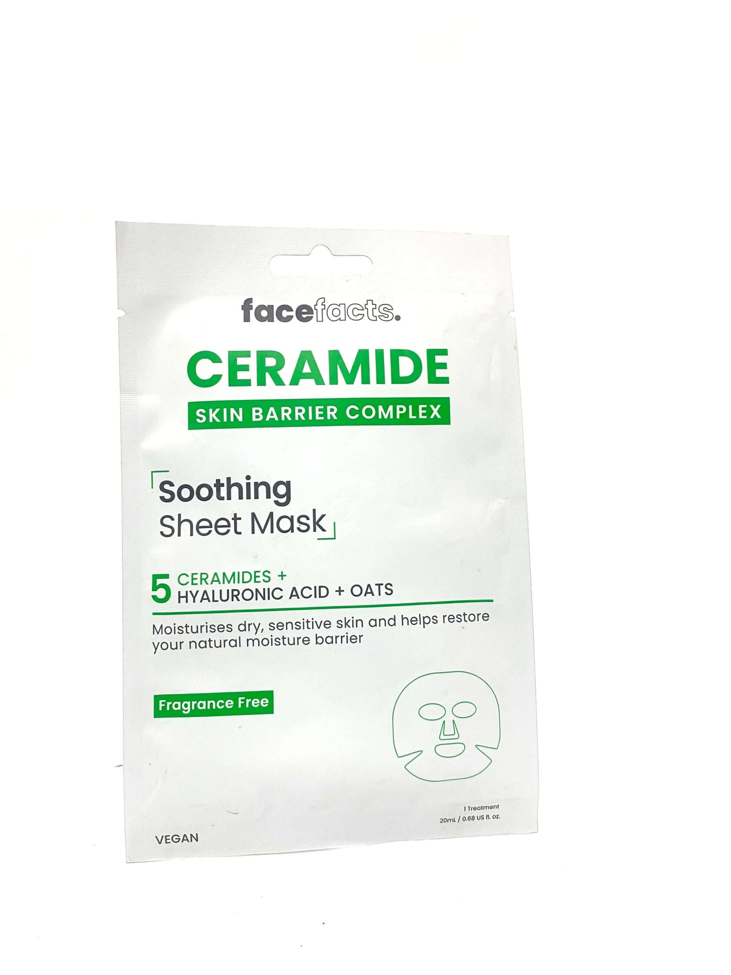 Face Facts Ceramide Face Sheet Mask La Mimz Beauty & Fashion Store