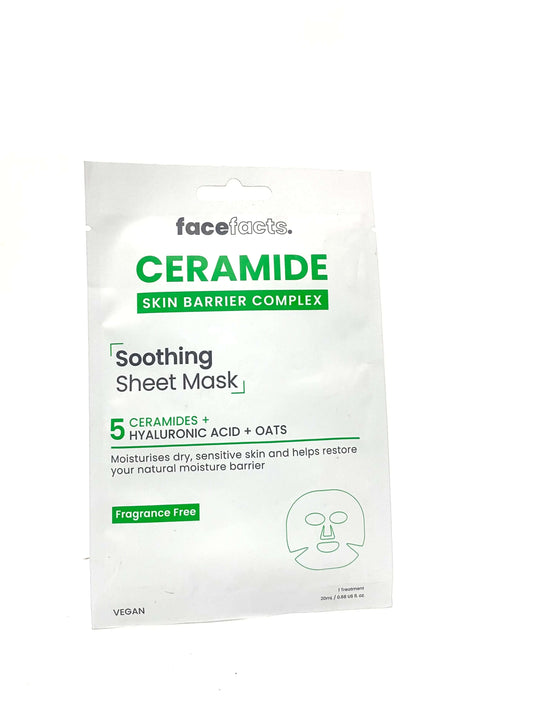 Face Facts Ceramide Face Sheet Mask La Mimz Beauty & Fashion Store