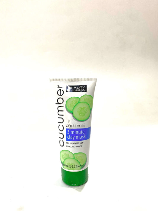 Beauty Formulas Cucumber Clay Moist 3 Minute Mask La Mimz Beauty & Fashion Store