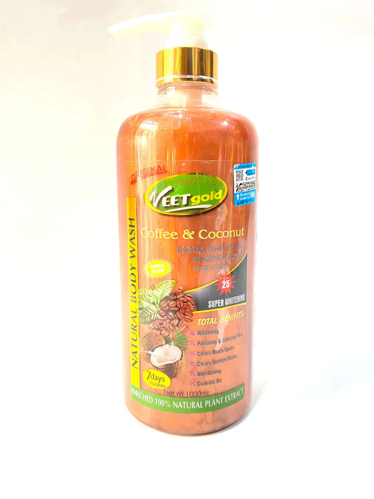 Veetgold Body /Shower Bath - Coffee & Coconut - La Mimz Beauty & Fashion Store