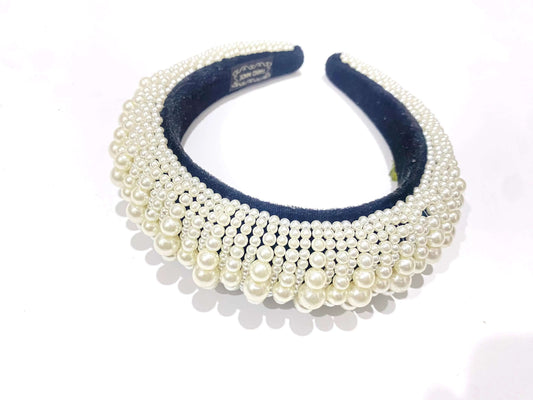 Pearl Beaded Alice Band/Hair Band La Mimz Beauty & Fashion Store