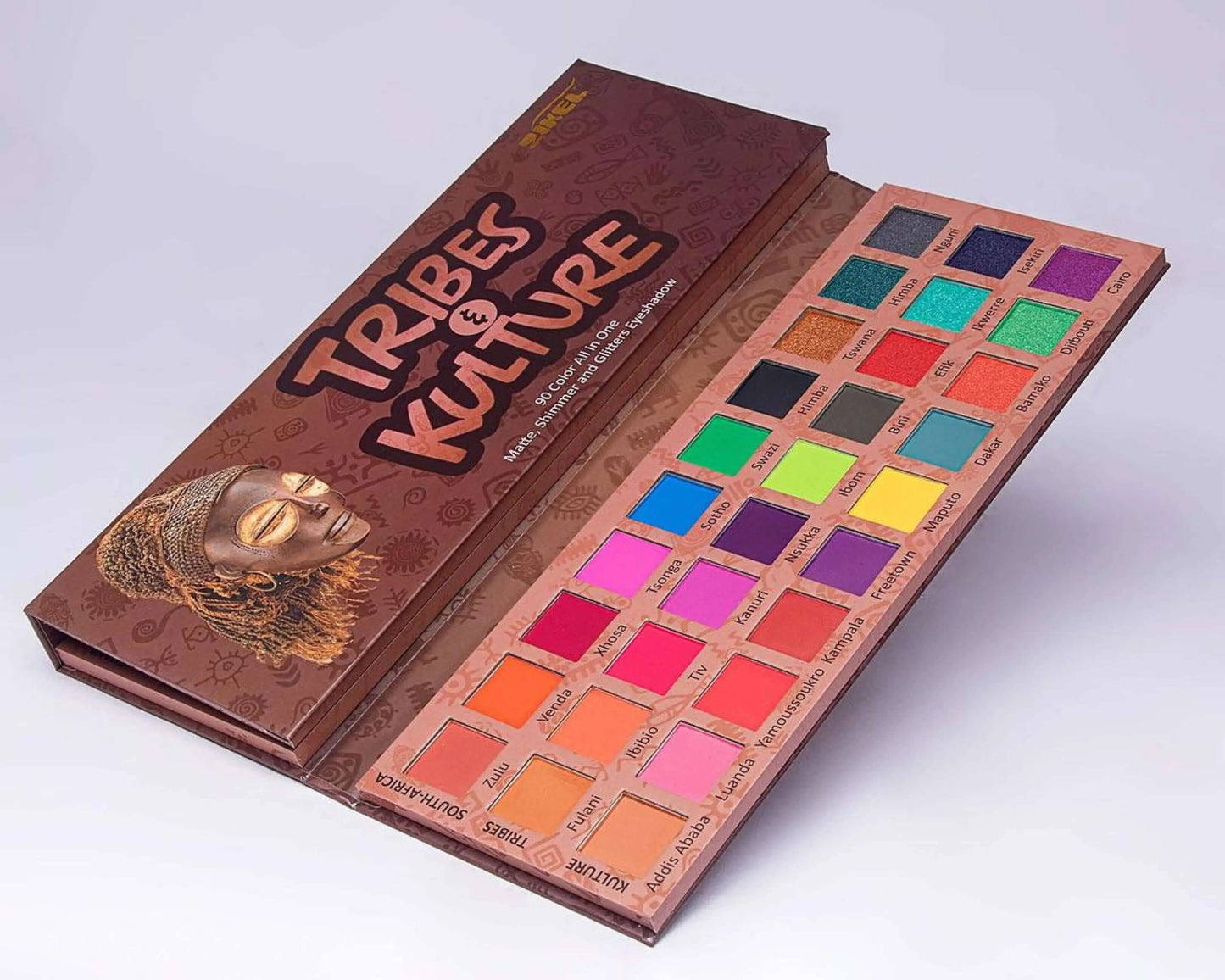 Zikel 90 Colour Tribes & Culture Eyeshadow Palette La Mimz Beauty & Fashion Store