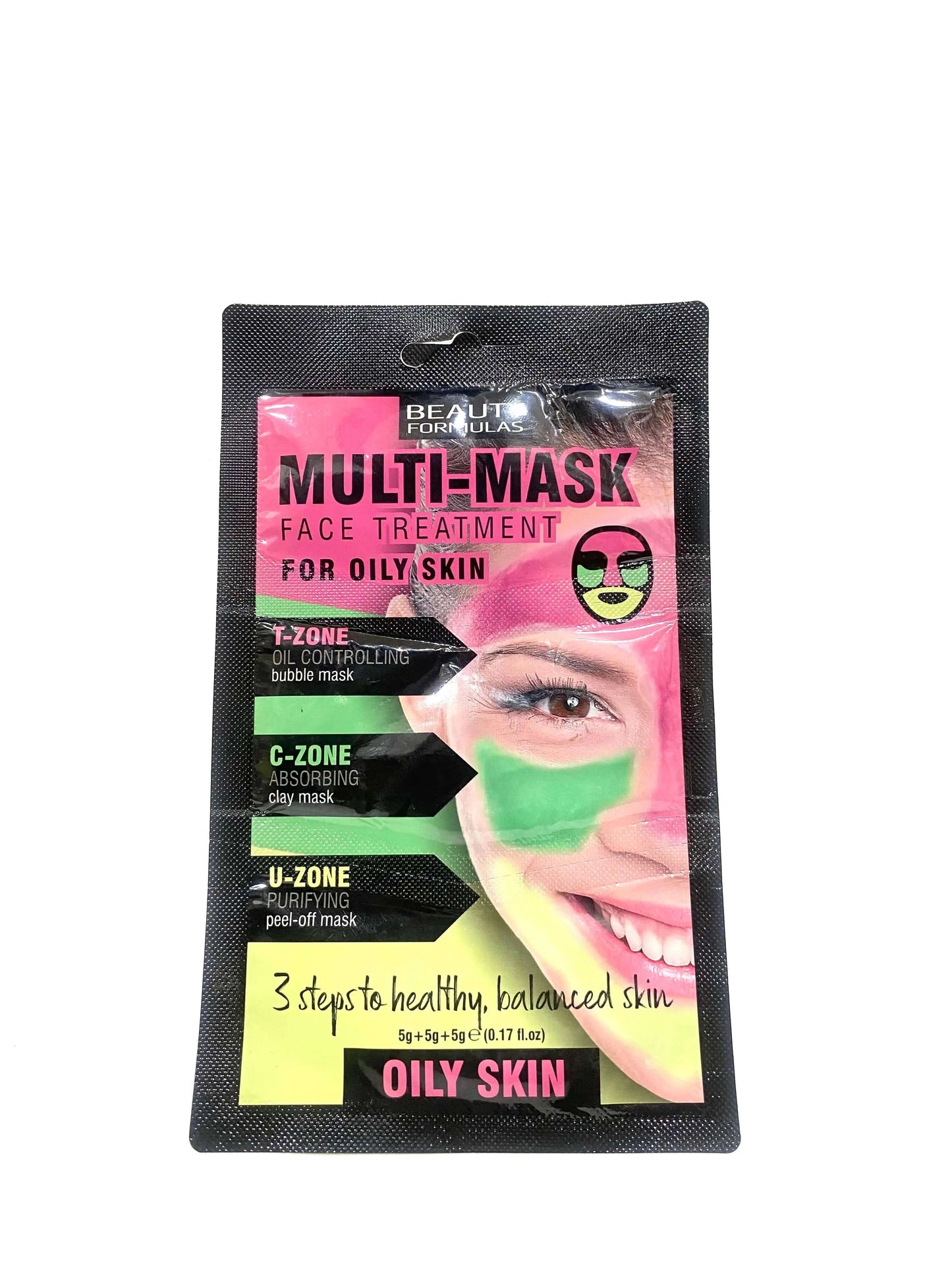 Beauty Formulas Multi Mask Face treatment for Oily Skin La Mimz Beauty & Fashion Store