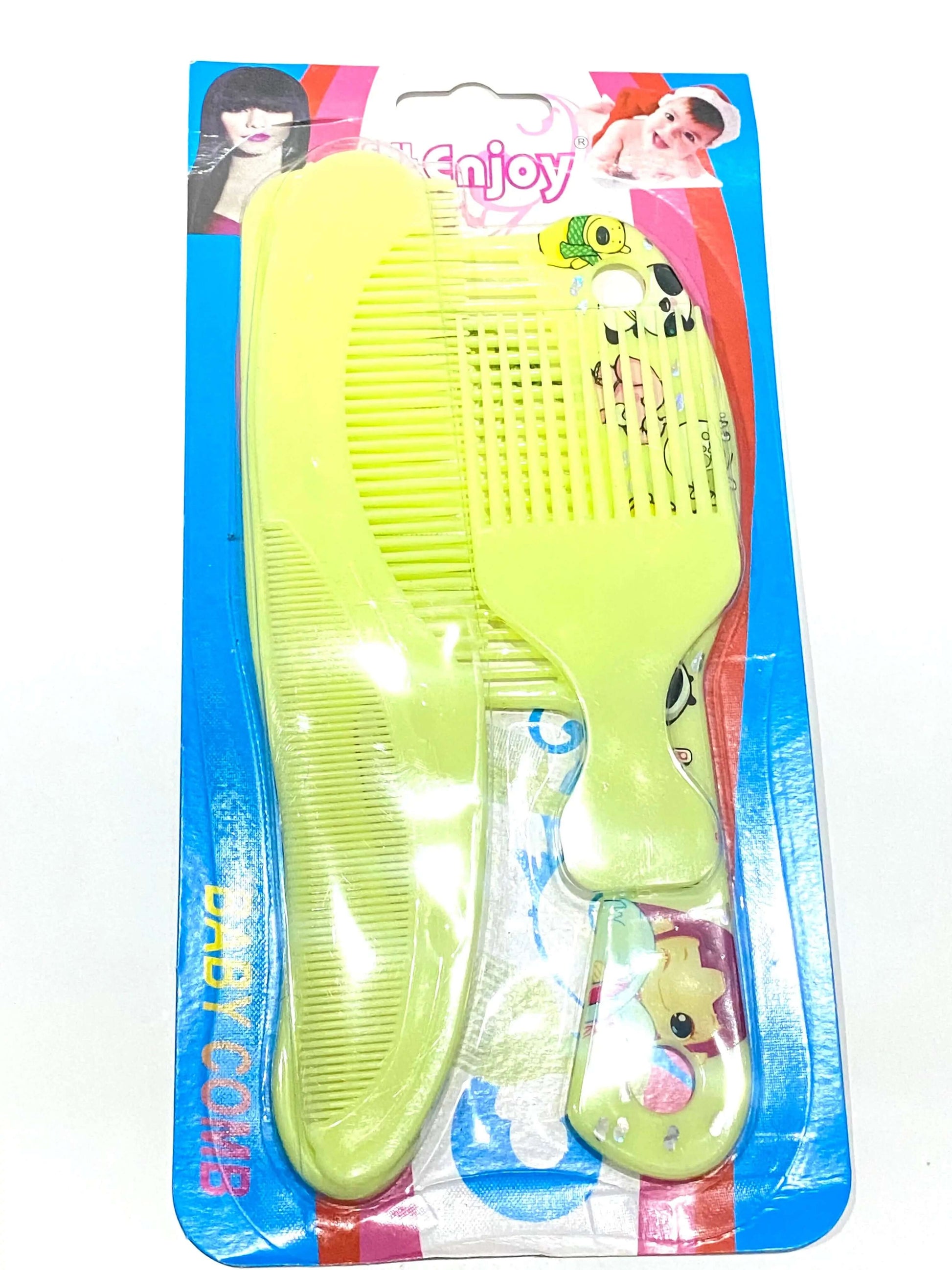 Yellow Baby Hair Comb Set La Mimz Beauty & Fashion Store