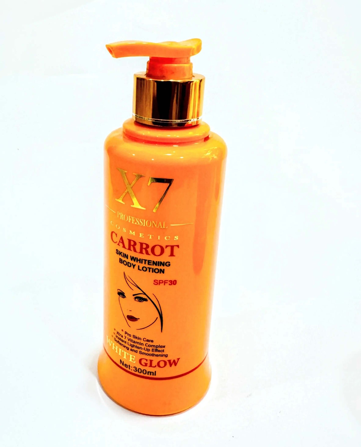 X7 Carrot Skin Whitening BodyLotion La Mimz Beauty & Fashion Store