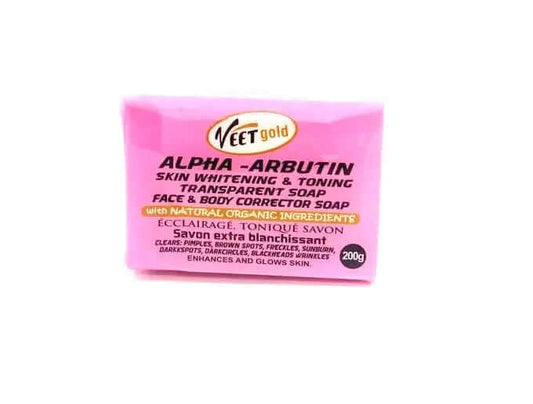 Veetgold Alpha Arbutin Transparent Soap - La Mimz Beauty & Fashion Store