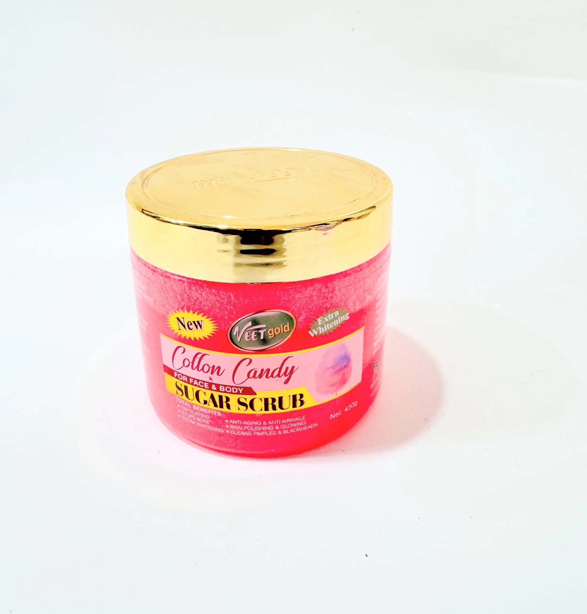 Veetgold Cotton Candy Sugar Scrub La Mimz Beauty & Fashion Store