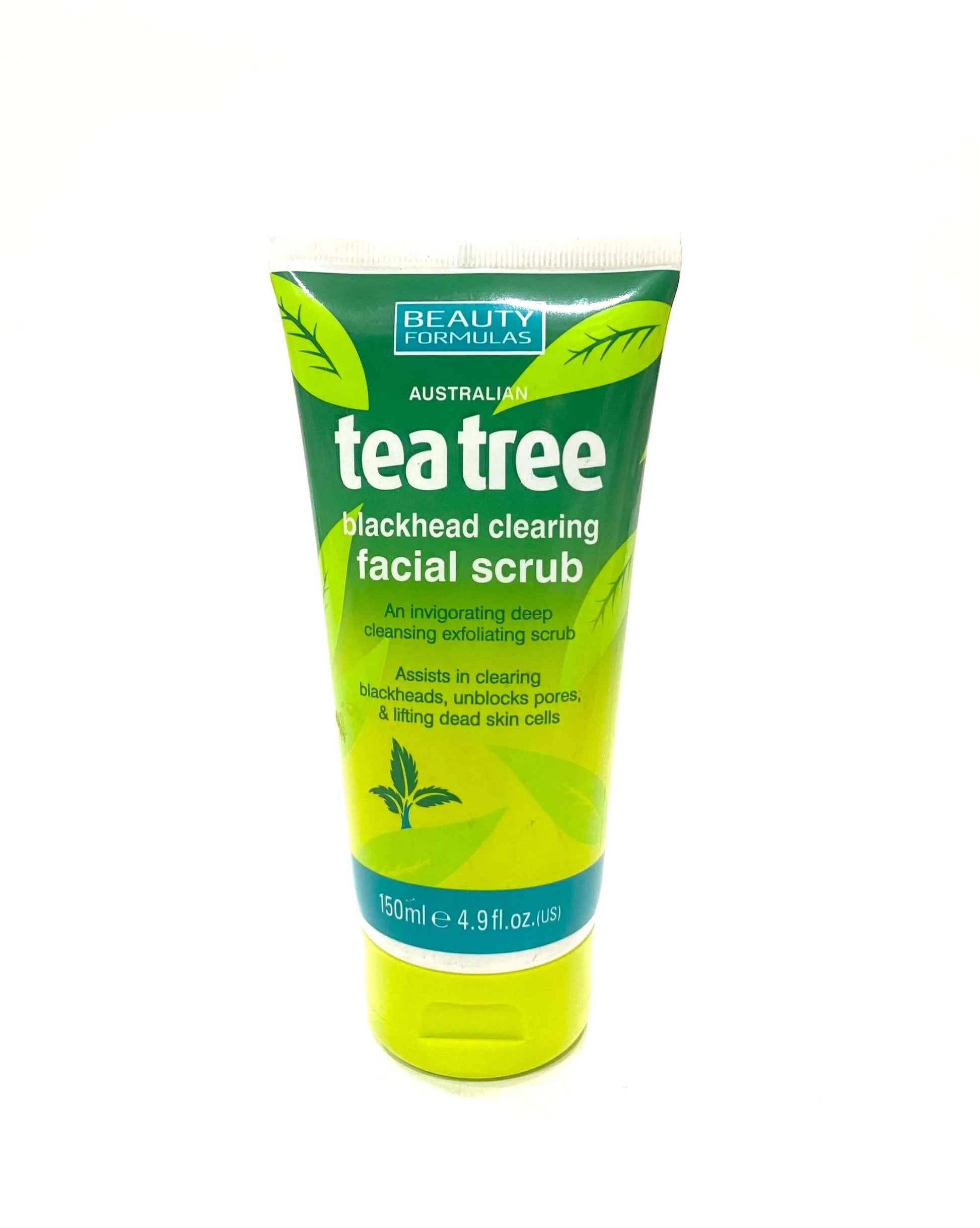 Beauty Formulas BlackHead Tea Tree Clearing Scrub La Mimz Beauty & Fashion Store